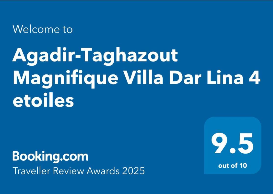 Agadir-Taghazout Magnifique Villa Dar Lina 4 Etoiles Extérieur photo